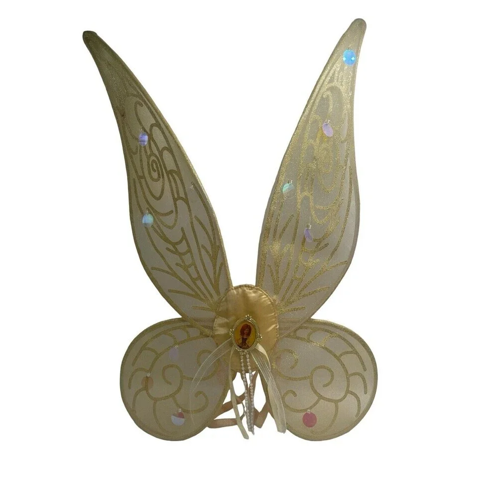 Disney Store Zarina The Pirate Fairy Golden Costume Wings Child Size OSFM